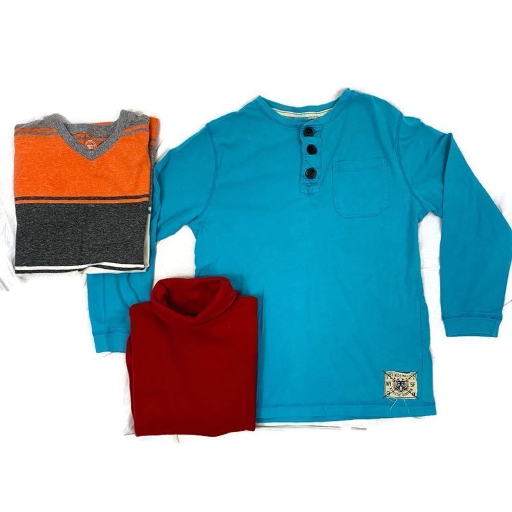 Lot of Boys Size 10/12 Various Shirts V‎ Neck Etc